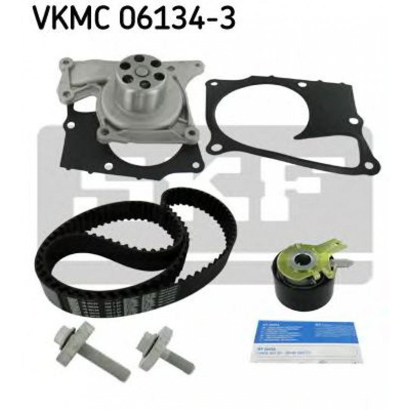 VKMC 06134-3 SKF - Насос охолоджуючої рідини + комплект зубчатого ремня